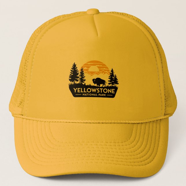 Yellowstone Bison Trucker Hat (Front)