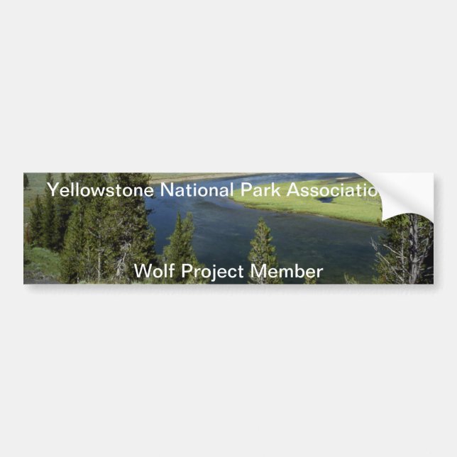 Yellowstone Bumper Sticker (Front)