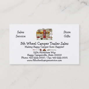 Yellowstone Camper Trailer M Business Card