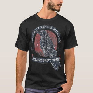 Yellowstone Crow Evil Logo Zip T-Shirt