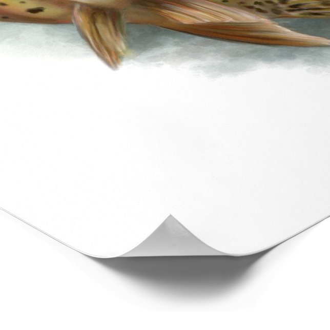 Yellowstone Cutthroat Trout Print (Corner)