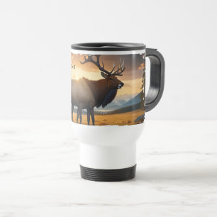 Yellowstone Elk Travel Mug
