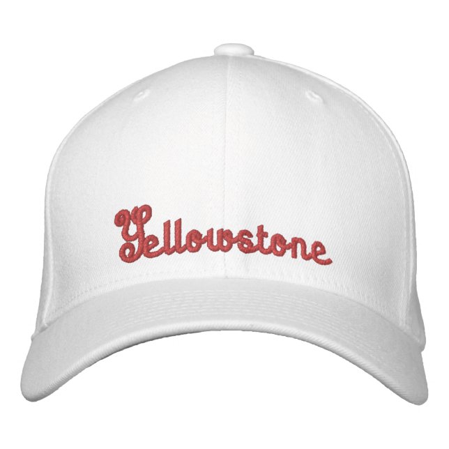 Yellowstone Embroidered Baseball Cap Hat (Front)