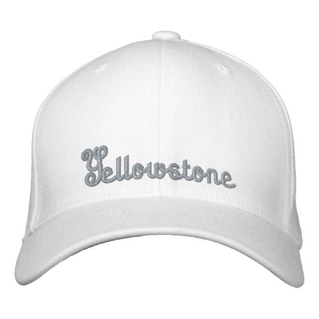 Yellowstone Embroidered Baseball Cap Hat (Front)