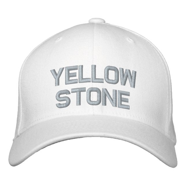 Yellowstone Embroidered Baseball Cap Hat (Front)