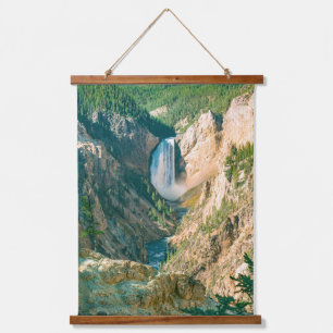 Yellowstone Falls from National Park Hanging Tapestry