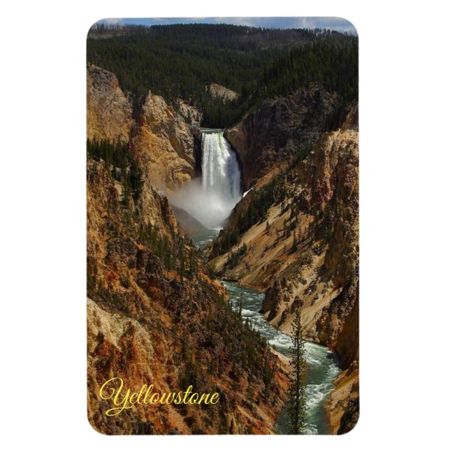 Yellowstone Falls Magnet (Vertical)