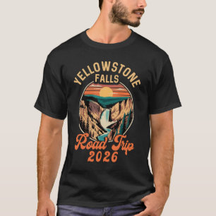 Yellowstone Falls Road Trip 2026 Summer Vacation F T-Shirt