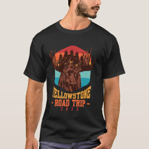 Yellowstone Family Vacation Retro Vintage National T-Shirt