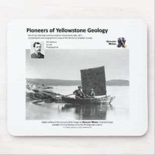 Yellowstone Geology Pioneers Ia - First Boat Mouse Mat