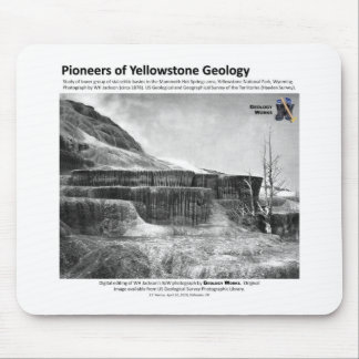 Yellowstone Geology Pioneers II - Hot Springs Mouse Mat
