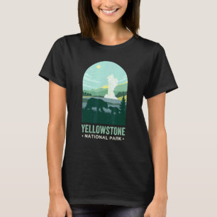 Yellowstone Geyser Vintage Yellowstone National Pa T-Shirt