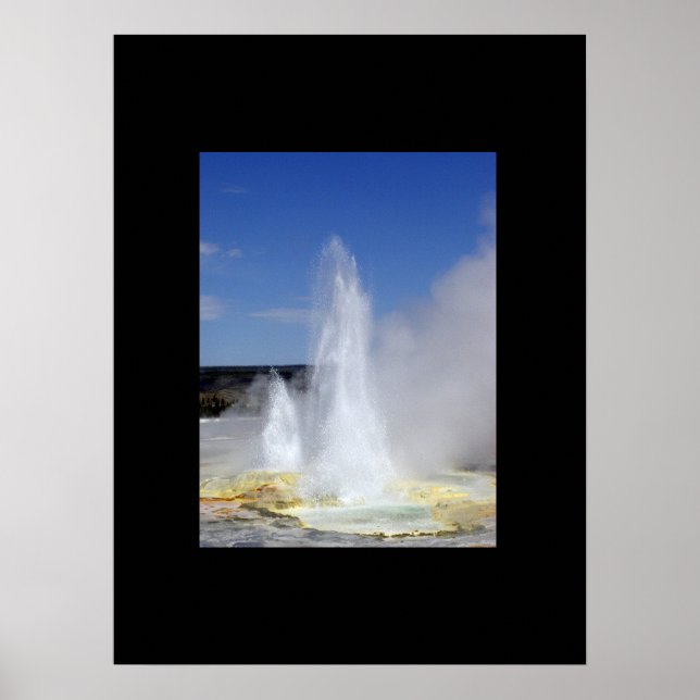 Yellowstone Geysers Poster (Front)