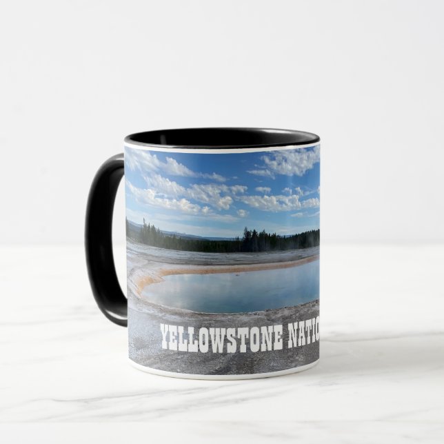 Yellowstone Grand Prismatic Spring Mug (Front Left)