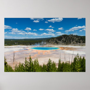Yellowstone - Grand Prismatic spring poster