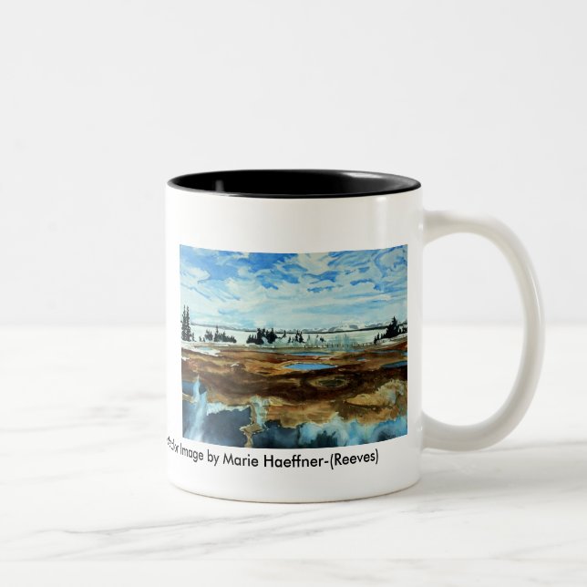 Yellowstone Lake in Winter Mug (Right)