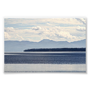 Yellowstone Lake, West Thumb View Photo Print