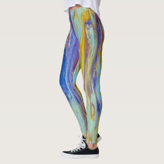Yellowstone Lava Pool Swirls Leggings
