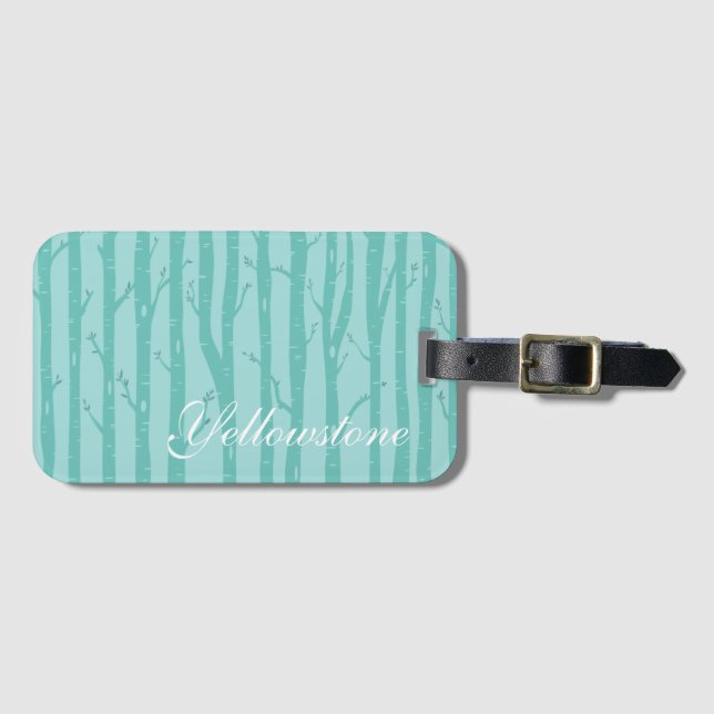 Yellowstone Luggage Tag (Front Horizontal)