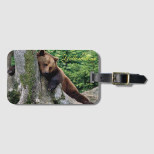 Yellowstone Luggage Tag-Bear Tag