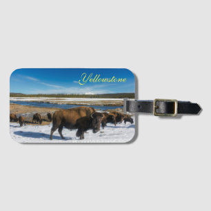 Yellowstone Luggage Tag-Buffalo Tag
