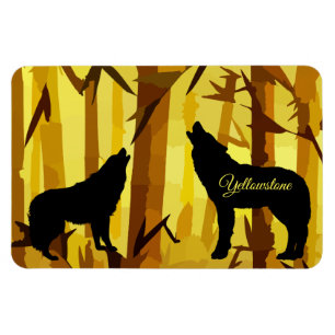 Yellowstone Magnet-Wolf Magnet