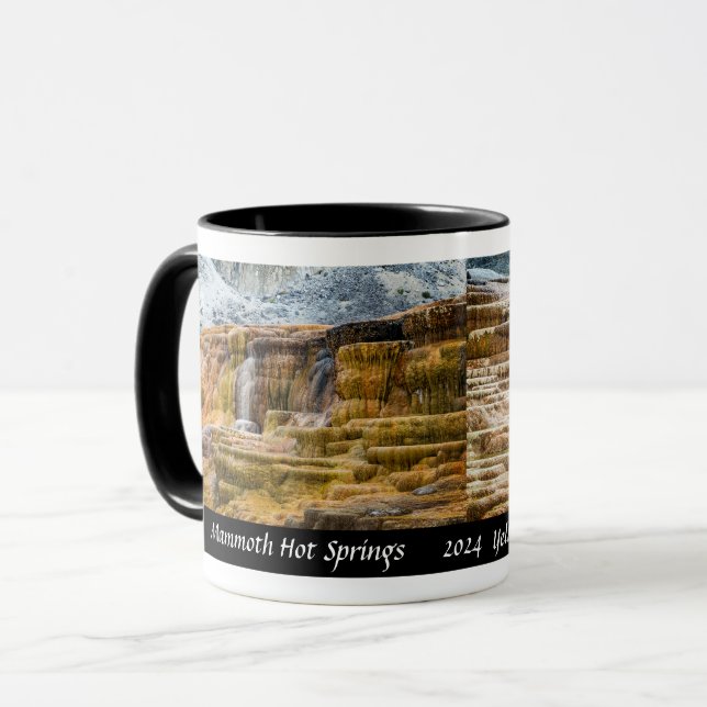 Yellowstone, Mammoth Hot Springs - Designer Coffee Mug (Front Left)