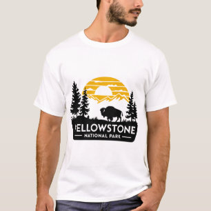 Yellowstone Men's t-shirt with bison