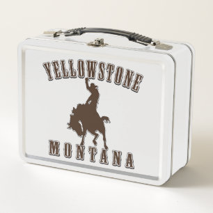 Yellowstone Montana Metal Lunch Box