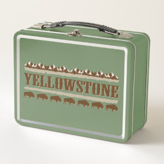 Yellowstone Montana Metal Lunch Box