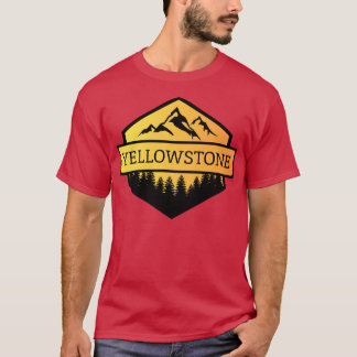 Yellowstone Montana Mountains and Trees TShirt
