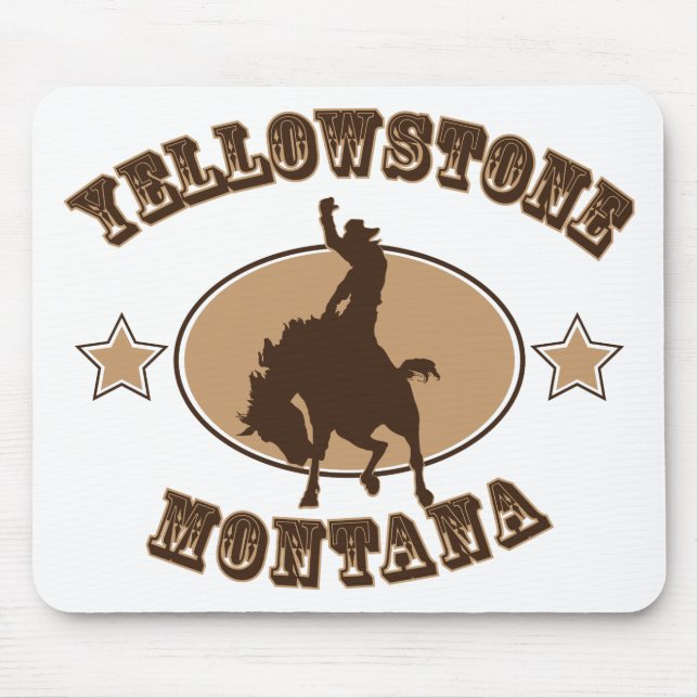 Yellowstone Montana Mouse Mat (Front)