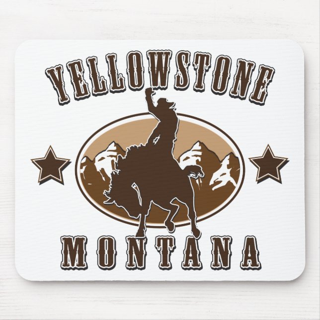 Yellowstone Montana Mouse Mat (Front)