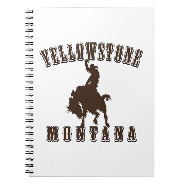 Yellowstone Montana Notebook (Front)