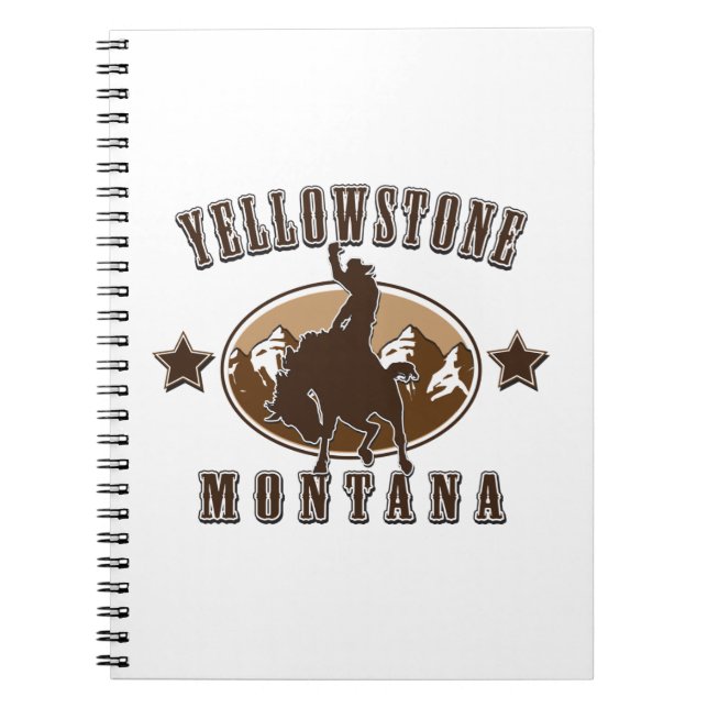 Yellowstone Montana Notebook (Front)