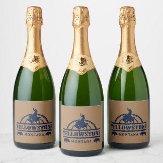 Yellowstone Montana Sparkling Wine Label