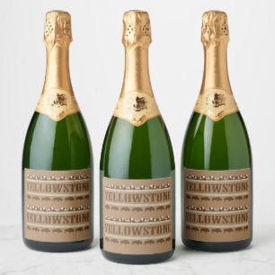 Yellowstone Montana Sparkling Wine Label