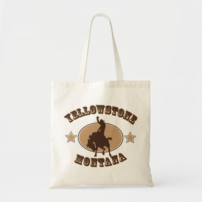 Yellowstone Montana Tote Bag (Front)