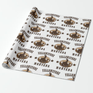 Yellowstone Montana Wrapping Paper