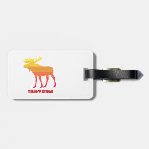 Yellowstone Moose Luggage Tag