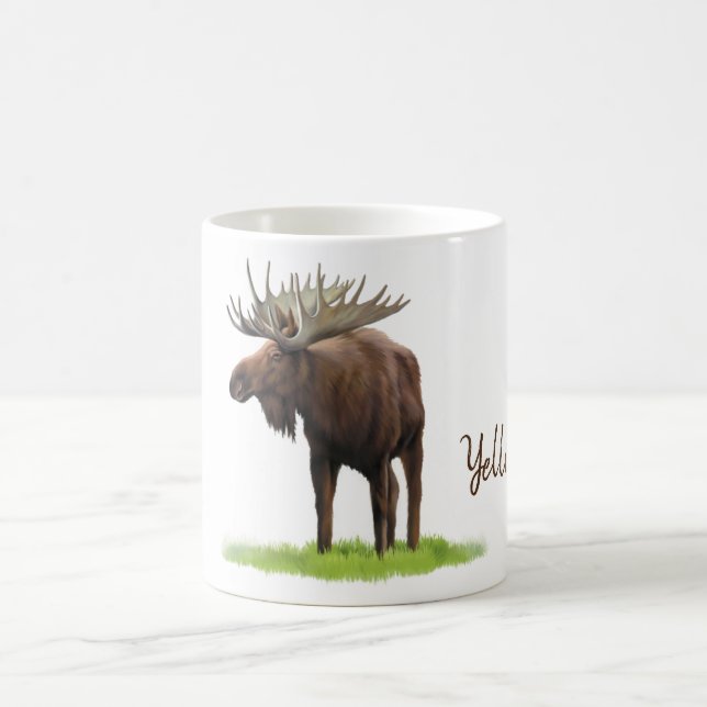 Yellowstone Moose Mug (Center)