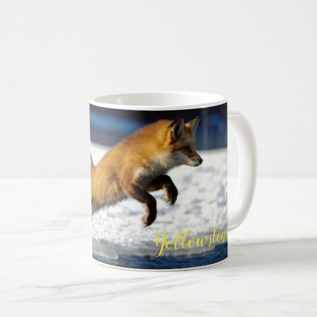 Yellowstone Mug-Red Fox Coffee Mug (Front Right)