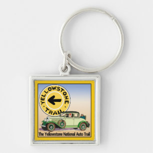 Yellowstone National Auto Trail Key Ring