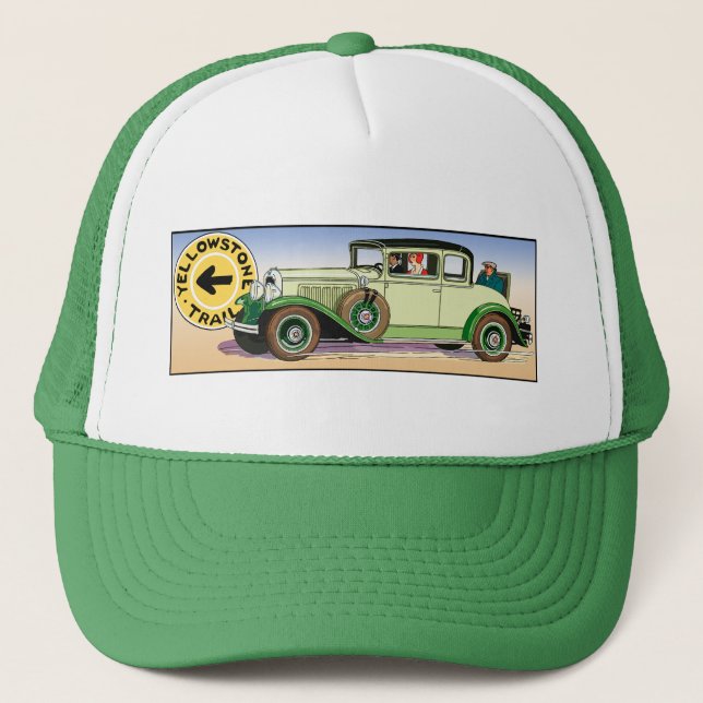 Yellowstone National Auto Trail Trucker Hat (Front)