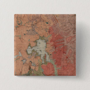 Yellowstone National Park 15 Cm Square Badge