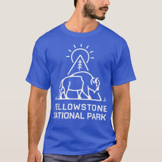 Yellowstone National Park 1 for Camping Hiking and T-Shirt
