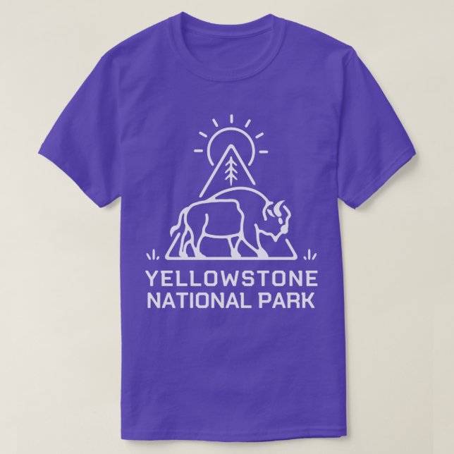 Yellowstone National Park 1 T-Shirt (Design Front)