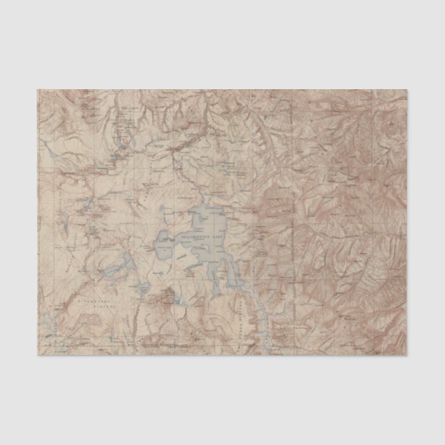 Yellowstone National Park 2 2 Tissue Paper (Front)