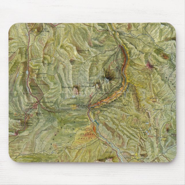Yellowstone National Park 2 Mouse Mat (Front)