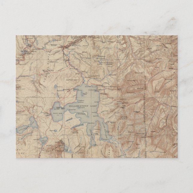 Yellowstone National Park 2 Postcard (Front)